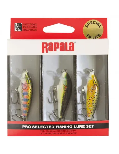 Rapala Minnow Kit Trota 12 Gr Artificiale da Pesca Rapala Minnow Rapala