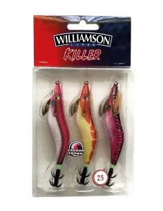 Williamson Siliconico Shrimp Kit 3Pcs 11 Gr Artificiale da Pesca Siliconici Williamson