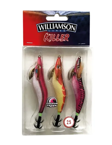 Williamson Siliconico Shrimp Kit 3Pcs 11 Gr Artificiale da Pesca Siliconici Williamson