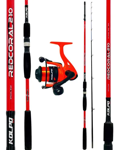 Kolpo complete boat kit with rod, reel and line ideal for bottom fishing and light drifting