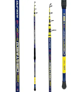 Kolpo Cresta Blu Canna da Pesca in Carbonio Surfcasting Beach 4.10 mt 20/130 gr Canne Surf Casting Kolpo