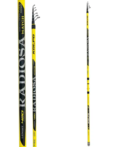 Kolpo Radiosa Match Canna da Pesca Match tutto fare 4,20 mt 10-80 gr Canne Telematch Kolpo