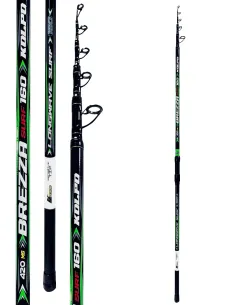 Kolpo Brezza Canna da Pesca surf casting telescopica con Vetta hybrid super sensitive Canne Surf Casting Kolpo