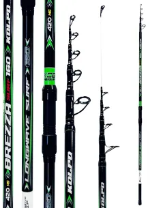 Kolpo Brezza Surf canna da pesca surfcasting in carbonio alto modulo 4.20 mt 160 g Canne Surf Casting Kolpo