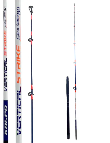 Kolpo Vertical Strike 20/130 gr canna da pesca per tecniche verticali Canne Vertical Jigging Kolpo