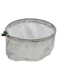 Kolpo Magic Net Silverline testa di guadino maglia 8 in gomma mm 45x50 cm Teste guadino Kolpo