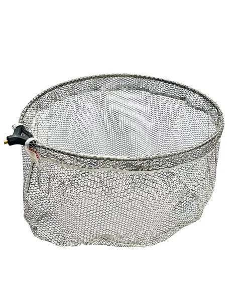 Kolpo Magic Net Silverline testa di guadino maglia 8 in gomma mm 45x50 cm Teste guadino Kolpo