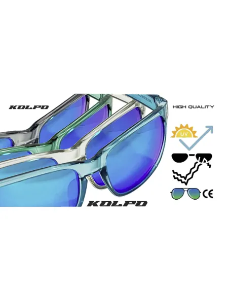 Occhiali da Pesca Black Classic Polarizzati con Lenti UV – Visione Nitida niente riflessi Occhiali Polarizzati da Pesca Kolpo
