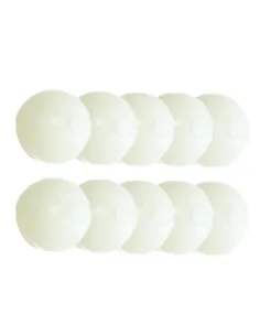 Kolpo Round Beads soft perline morbide Rotonde Bianche 10pz Stopper Kolpo