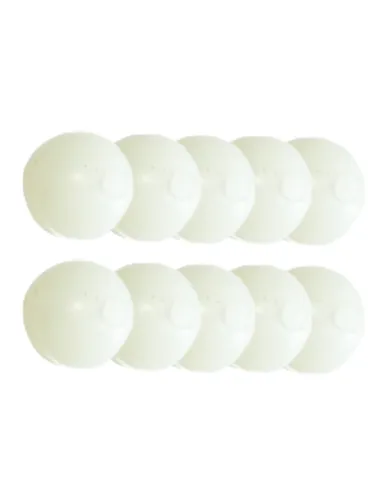 Kolpo Round Beads soft perline morbide Rotonde Bianche 10pz Stopper Kolpo