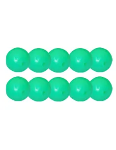 Kolpo Round Beads soft perline morbide Rotonde Verdi 10pz Stopper Kolpo
