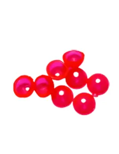 kolpo open bead Red perline aperte spaccate batti piombo vortice spinning 10 pz Stopper Kolpo