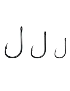 Kolpo Carp Fishing Hook C Matt Black with Eyelet 10 pcs Kolpo Fishing Hooks Eyelet