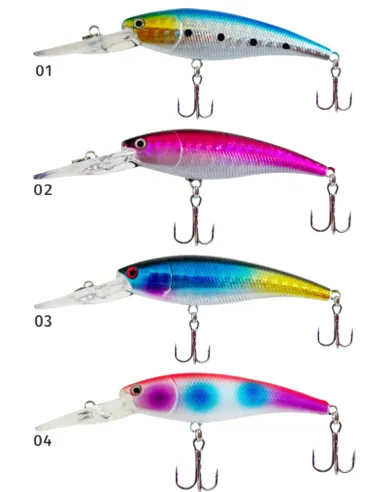 Kolpo Eco artificiale da pesca spinning galleggiante 90 mm 6 gr Esche Artificiali Minnow Kolpo