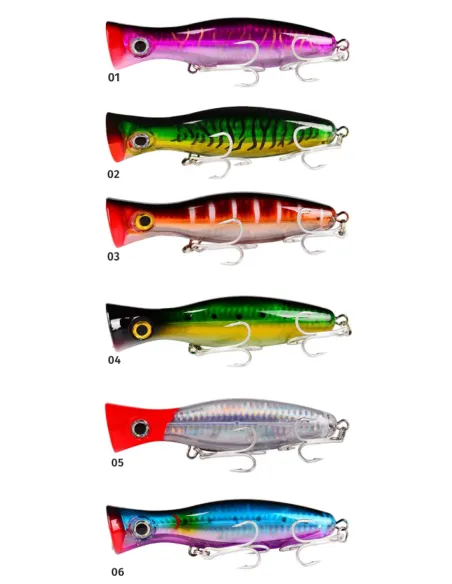 Kolpo Mako popper da pesca spinning galleggiante 95 mm 31 gr Popper Kolpo