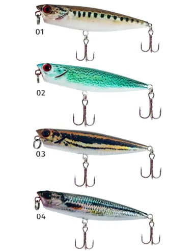 Kolpo Fuga popper da pesca spinning galleggiante 65 mm 5 gr Popper Kolpo