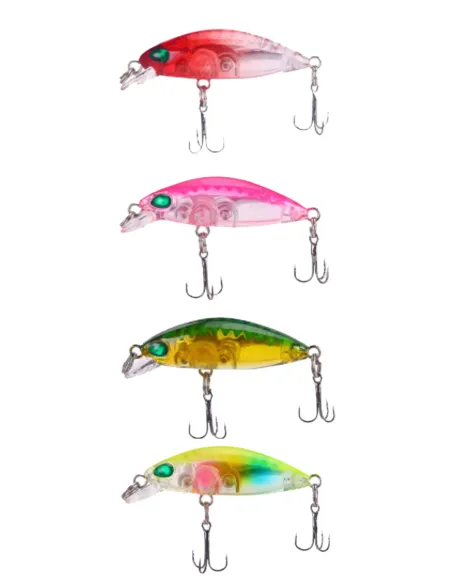 Kolpo Vento artificiale da pesca spinning galleggiante 40 mm 2.0 gr Esche Artificiali Minnow Kolpo
