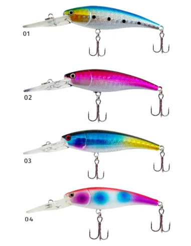 Kolpo Scia artificiale da pesca spinning galleggiante 90 mm 6.0 gr Esche Artificiali Minnow Kolpo