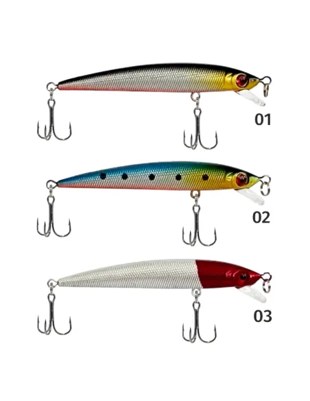 Kolpo Krag artificiale da pesca spinning Suspending 90 mm 6.4 gr Esche Artificiali Minnow Kolpo