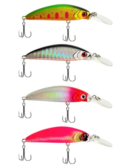 Kolpo Dusk artificiale da pesca spinning affondante 70 mm 5.9 gr Esche Artificiali Minnow Kolpo