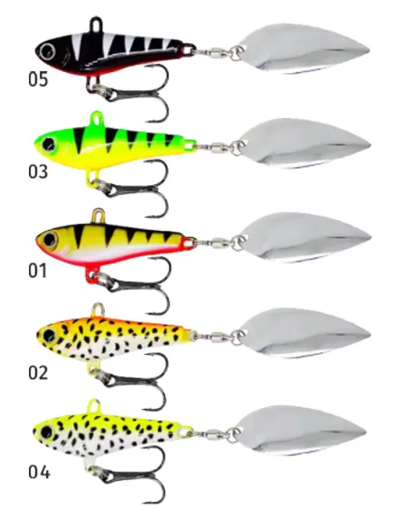 Kolpo Vibe Metal Artificiale da pesca spinning 45 mm 20 gr Esche Artificiali Minnow Kolpo