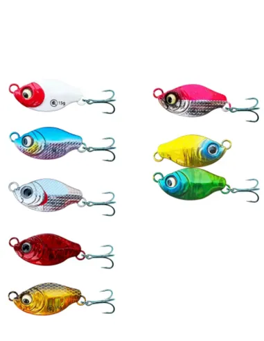 Jig Drix Kolpo 35 mm 10 gr light jig in metallo con ancoretta Jig Kolpo