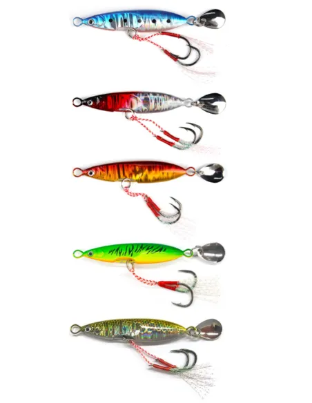 Kolpo Loop fishing jig 70 mm 20 gr with double assist hooks and blade