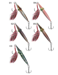 Kolpo Dart Jig 66cm 21gr con aassist hook e ancoretta Jig Kolpo 2