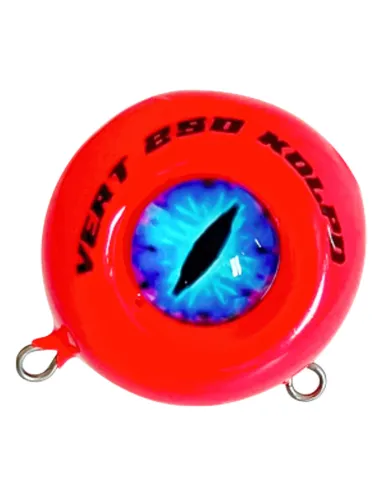 Kolpo Vert Rosso Metallic artificial bait for vertical jigging for groupers and dentex