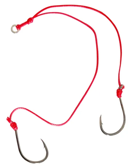 Kolpo double-hook rig for vertical jig fishing