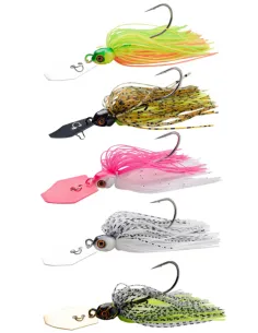 Kolpo Revi Bass jig Spinner Bait pesca black bass e luccio 80mm 14gr amo 3/0 SpinnerBait Kolpo