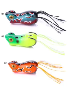 Kolpo Frog Pop esca artificiale da pesca spinning black bass e lucci 50mm 12gr galleggiante Siliconici Kolpo 2