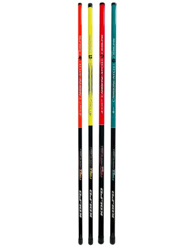 Kolpo Carboncatch guadino da pesca telescopico in carbonio alto modulo Home Kolpo