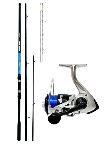 kolpo kit da pesca Feeder con canna - mulinello e filo precaricato Kit feeder Kolpo