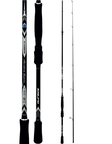 kolpo combo da pesca spinning canna 7-30g 2.10mt + mulinello con filo Kit Spinning Kolpo