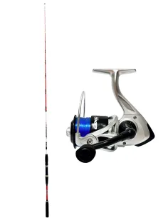 Kolpo combo boat fishing cnna concordia one + reel with line Kolpo Bolentino kit