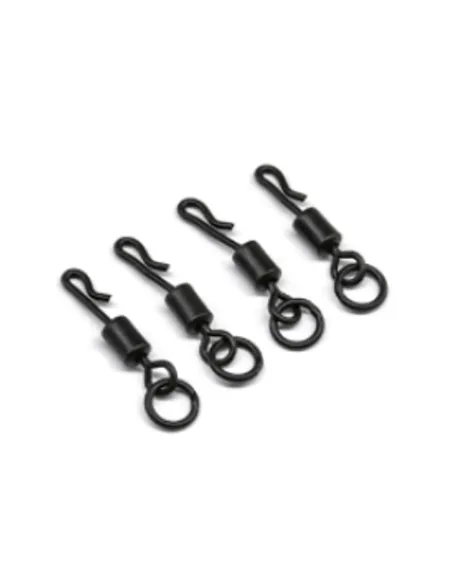 Kolpo Quick Snap Swivel 10 pz – Girelle Rapide da Carpfishing per Montature Pop-Up Accessori Carpfishing Kolpo