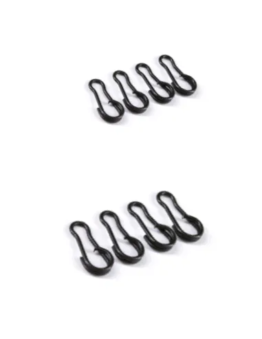 Kolpo Bent Head Split Ring 10 pcs – Quick and Safe Snap Hook for Terminals, Leads and Lures