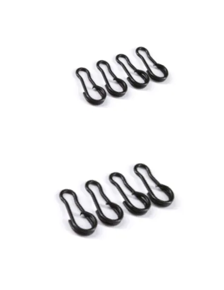 Kolpo Bent Head Split Ring 10 pz – Moschettone Rapido e Sicuro per Terminali, Piombi e Artificiali Girelle Kolpo