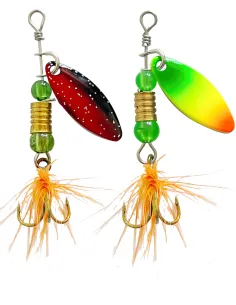 Kolpo Goccia – 5 cm 3 g Rotating Spoon for Trout, Chub and Asp