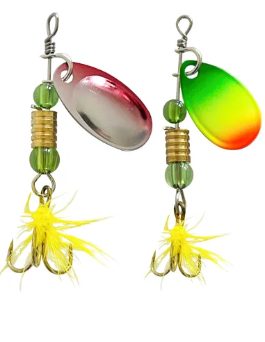 Kolpo Classic – 5 cm 3 g Rotating Spoon for Trout, Chub, Perch, Bass and Asp