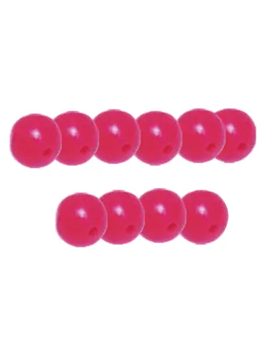 Kolpo Perline Rosse Morbide 10 pz – Salva Nodo da Pesca Ø 8/9 mm Stopper Kolpo