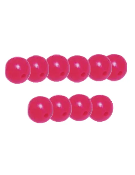 Kolpo Perline Rosse Morbide 10 pz – Salva Nodo da Pesca Ø 8/9 mm Stopper Kolpo