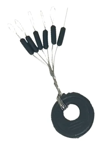 Kolpo Stopper Cilindrici – Accessori da Pesca per Travi Surfcasting (6pz, Misure M/L) Stopper Kolpo