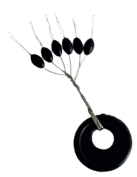 Kolpo Stopper Ovali – Accessori da Pesca per Travi Surfcasting (6pz, Misure M/L) Stopper Kolpo