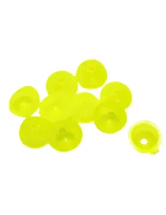 Kolpo Open Beads Gialle – Perline Aperte da Pesca con Foro (Proteggi Nodo e Richiamo Spinning) Stopper Kolpo