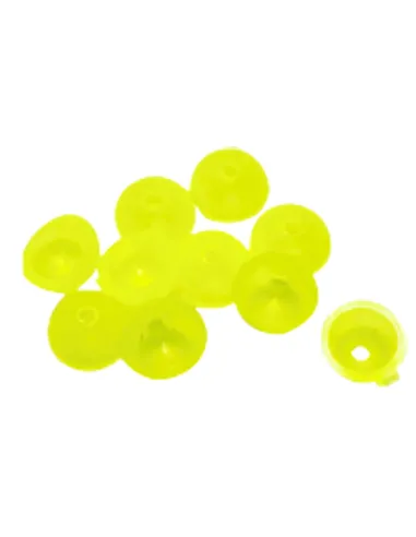 Kolpo Open Beads Gialle – Perline Aperte da Pesca con Foro (Proteggi Nodo e Richiamo Spinning) Stopper Kolpo