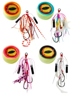 Kolpo Surge 200g – Artificiale da Pesca Verticale Fluorescente con Occhio 3D Reale e Richiami Sonori Jig