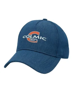 Colmic Denim Cappello con Visiera – Cappellino in cotone ritorto stile jeans con logo Colmic Official Team Cappelli Colmic