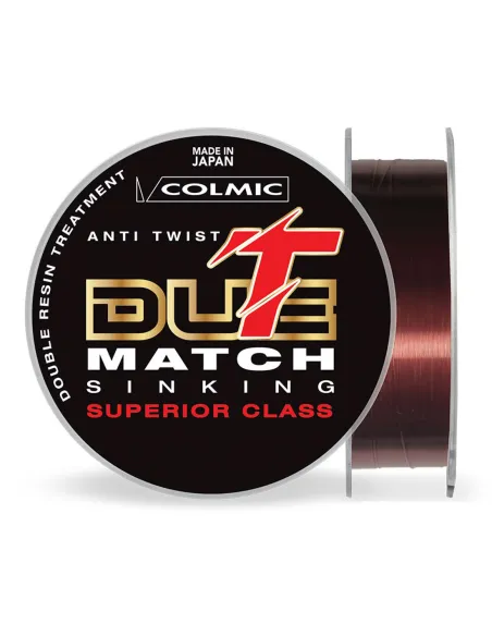 Colmic Filo da Pesca T-DUE Sinking Match 300 m – Monofilo affondante tecnico per pesca all’inglese Fili Affondanti Colmic